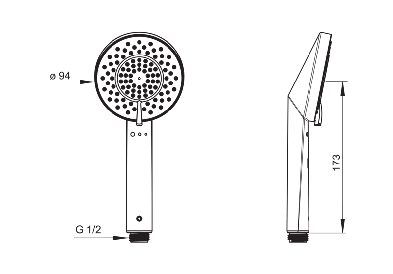 Käsisuihku Oras Optima 272020 [6510102]