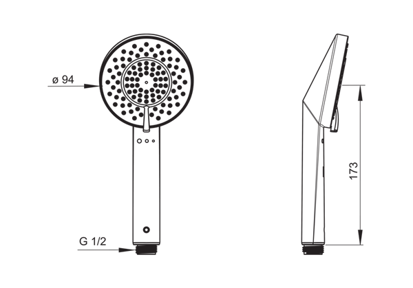 Käsisuihku Oras Optima 272020 [6510102]