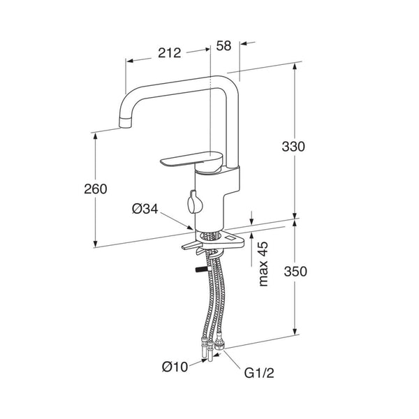 Keittiöhana GB41205098 Gustavsberg Atlantic pkv [6270834] |