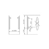 Suihkupaneeli Oras Electra 6661F 6319410