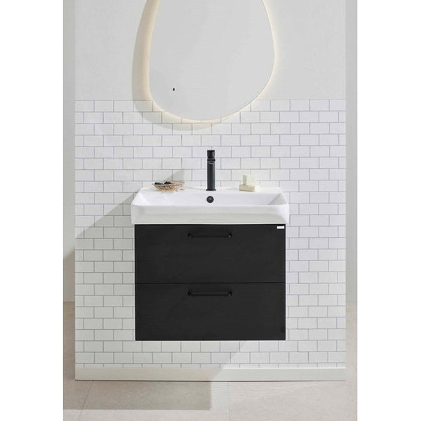 Noro Pesuallaskaappi Air Musta Puukuviointi 600 + Pesuallas [320363] |