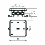 Jakorasia Obo A11 Hf Rw. Pe. Ip54. 2.5Mm .Va [1627134] |