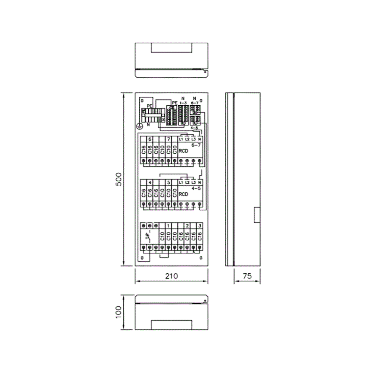 Group Center Pin Pikku-Walteri Ehsv140.19Ps 40A Ip20C Fe 3301654