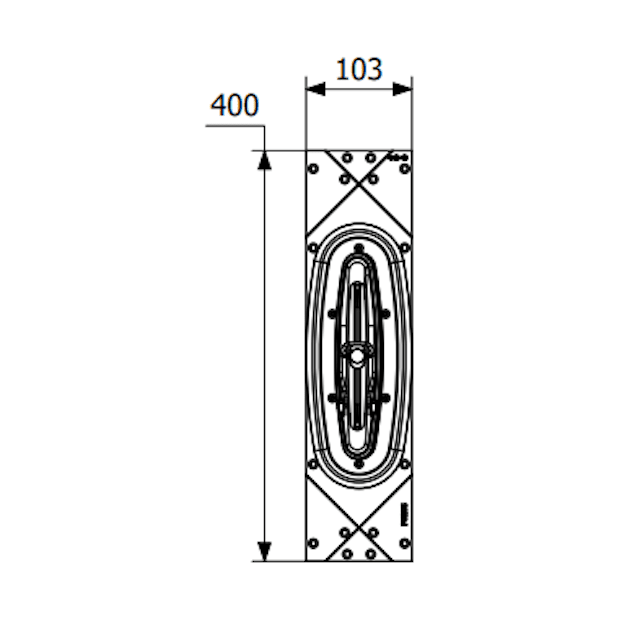 Linjakaivo Purus Line Ilman Ritilää 1000 Ø75 Pysty [3311777] |