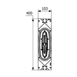 Linjakaivo Purus Line Ilman Ritilää 1000 Ø75 Pysty [3311777] |