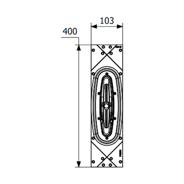 Linjakaivo Purus Line Ilman Ritilää 1000 Ø75 Pysty [3311777] |
