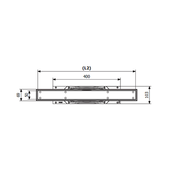 Linjakaivo Purus Line Tile Insert 1000 Ø75 Pysty [3312608] |