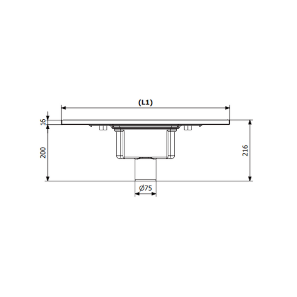 Linjakaivo Purus Line Tile Insert 600 Ø75 Pysty [3312612] |