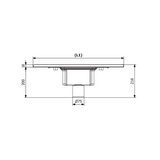 Linjakaivo Purus Line Tile Insert 1000 Ø75 Pysty [3312608] |