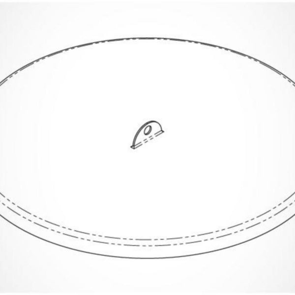 Välikannet ulefos Sisäkansi 600 kehykselle 525 mm NV60257 [3322060]