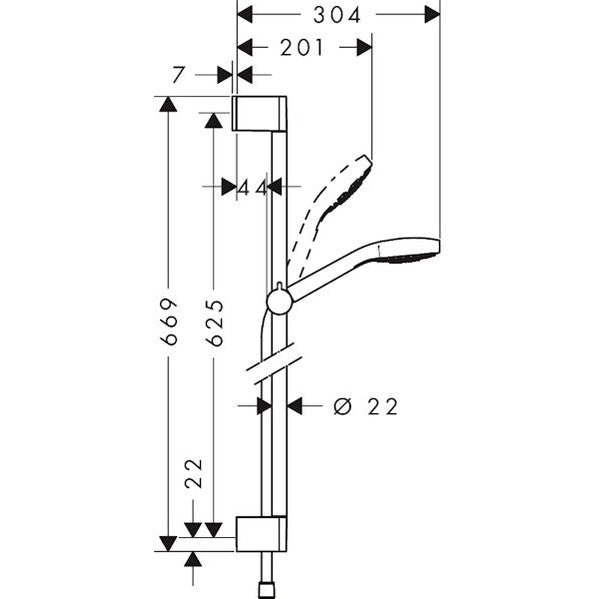 Suihkusetti Hansgrohe 26583400 Croma Select E [6559539]