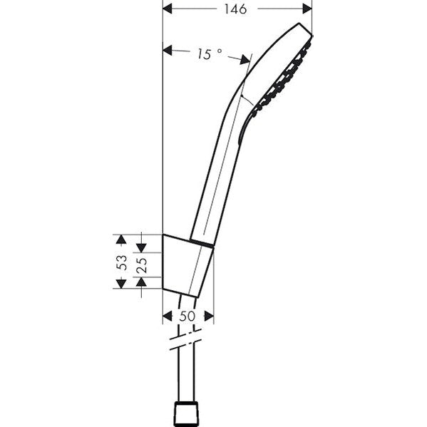 Käsisuihkusetti Hansgrohe 26424400 Croma Select E [6559537]