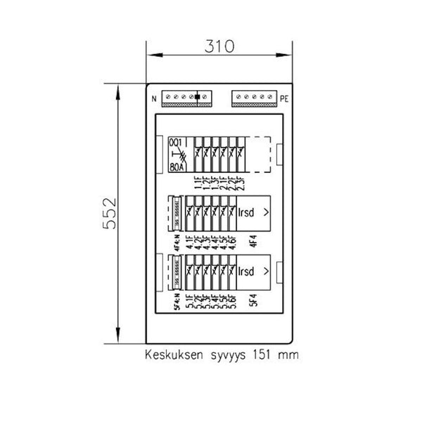 Ryhmäkeskus Ps Basset Basset3818 V 50A Ip44 Ps [3427414] |
