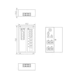 Pistorasiakeskus Pinseri Pinseri 80.0223 80A Ip44 Fe [3436814] |