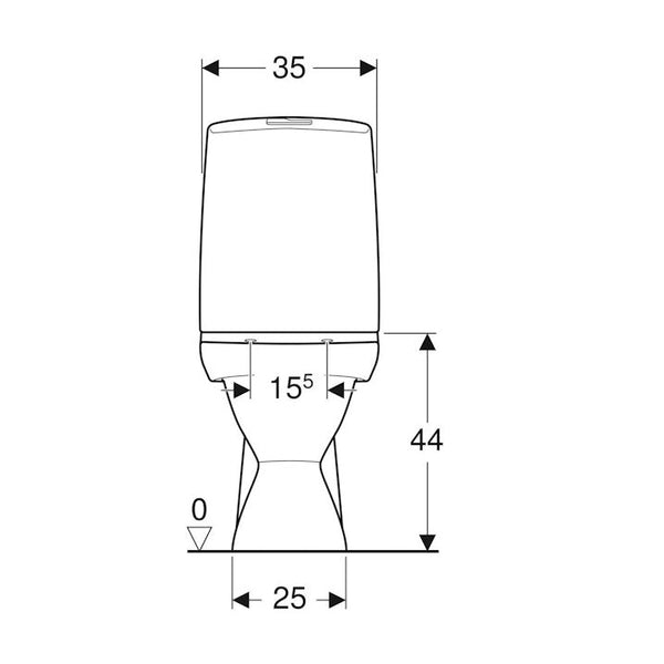 WC - laite Ido Glow 60 1 - huuhtelu, Rimfree, kanneton, piilo S - lukko [5650192] |