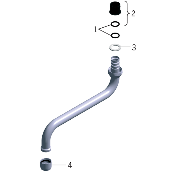 HU spout Oras 213520 length 200 mm