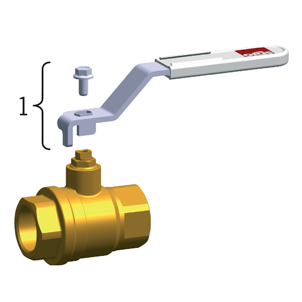 Palloventtiili Messinki 1/4 Sk  Pn25 400008 [3713502]