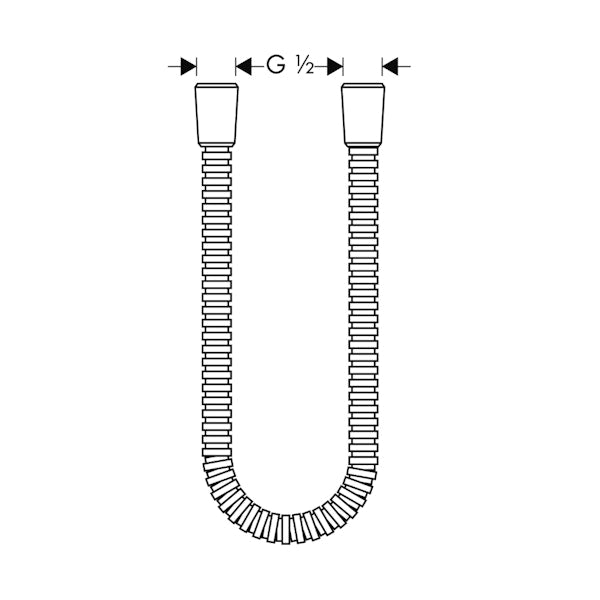 Suihkuletku Hansgrohe 28116000 Axor Montreux 1,60M [6555313]