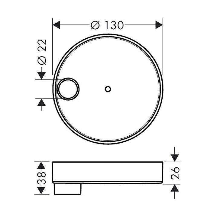 Saippuakuppi Hansgrohe 28679 000 Cassetta S [6555442] |
