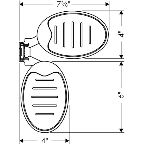 Saippuakuppi Hansgrohe 28698 000 Rd Cassetta [6555444] |