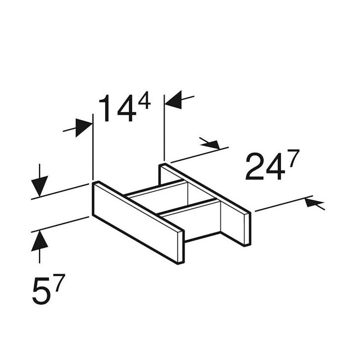 Laatikonjakaja 400253 Ido Glow Pieni Yläl. [6014942] |