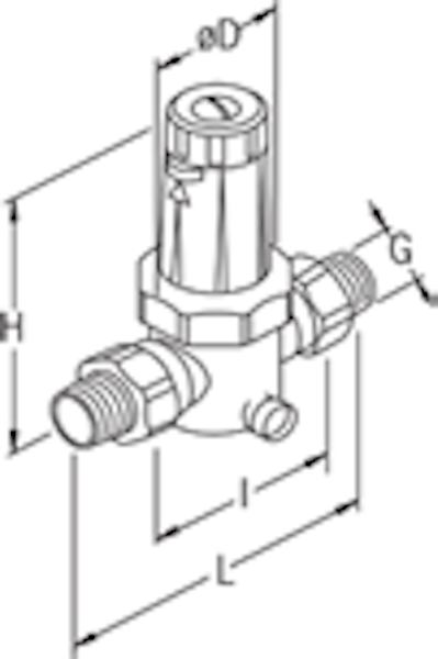 Vakiopaineventtiili Dn15- 433016 [4012182]