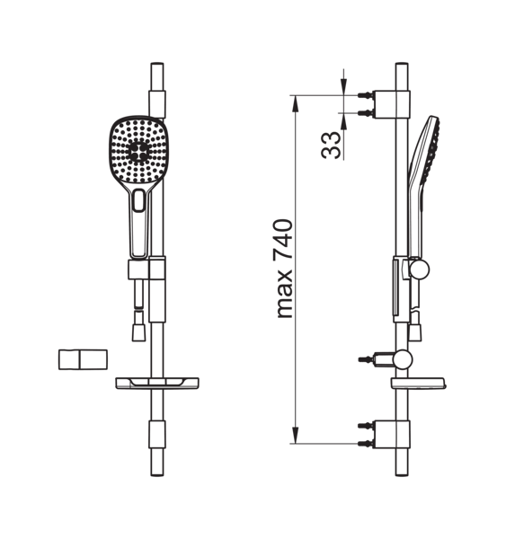 Suihkusetti Oras Hydractiva Style 433 [6510225]