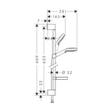 Käsisuihkusetti Hansgrohe 26553400 Crometta Var.Saip.Ku. [6559763] |