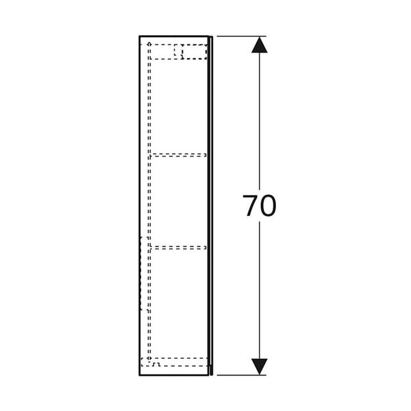 Peilikaappi Ido Reflect LED Band 600 47195 6015202