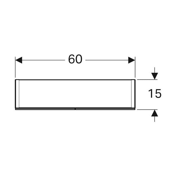 Peilikaappi Ido Reflect LED Band 600 47195 6015202