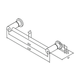 Damixa Pyyhetanko 500 Mm Silhouet Mattamusta 483046100 [5778268] |