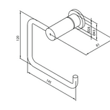Damixa WC - paperiteline kromi 4830700 [4830700] |