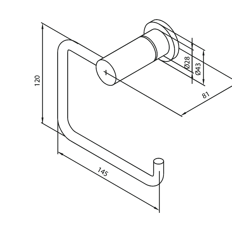 Damixa Wc - Paperiteline Silhouet Harjattu Teräs 483074600 [5778282] |