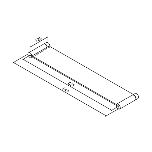 Damixa Lasihylly kromi 483110000 [4831100] |