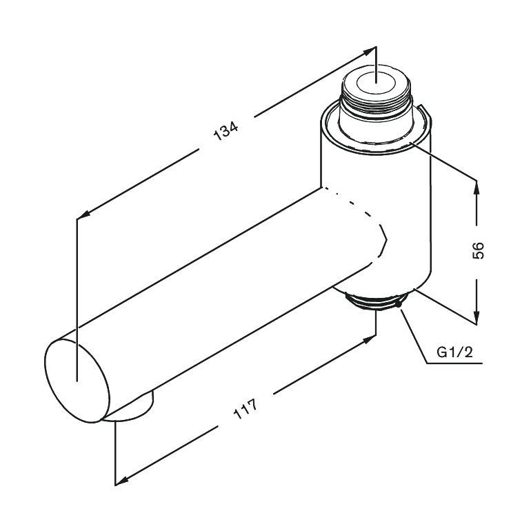 Damixa Vaihdinjuoksuputki, Kääntyvä Mattavalkoinen 484842100 [6531607] |