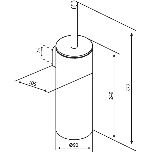 Damixa Wc-Harja Zen Graf. Harmaa 487345500 [5778341]