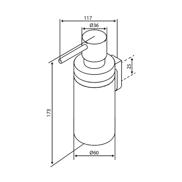 Damixa Saippua - Annostelija Zen Graf. Harmaa 487385500 [5778369] |
