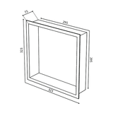 Damixa Suihkuhylly, Sisään Rakennettu Zen Harj. Pronssi 487488800 [5778417] |
