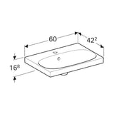 Geberit 500.631.01.2 Acanto pesuallas compact 60CM * 42.2CM [5618355] |