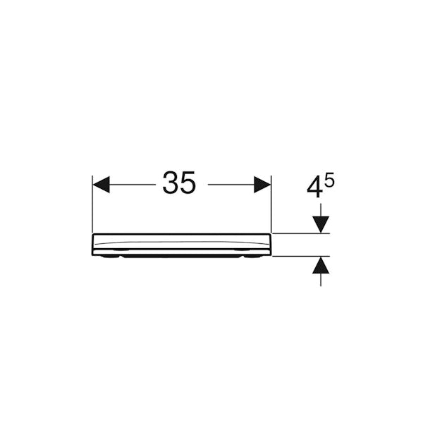 Wc-istuinkansi Geberit Smyle Square SC/QR 500.688.01.1 [5658136]