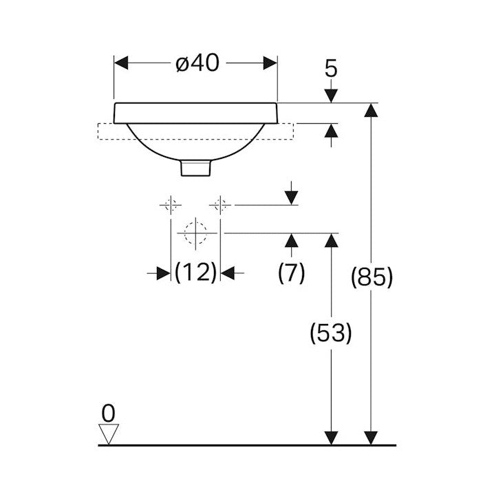 Pesuallas Geberit Variform 500.702.01.2 5618530