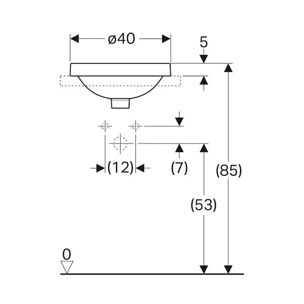 Pesuallas Geberit Variform 500.702.01.2 5618530