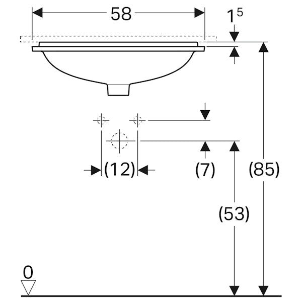 Pesuallas Geberit Variform 500.766.00.2 [5618662]