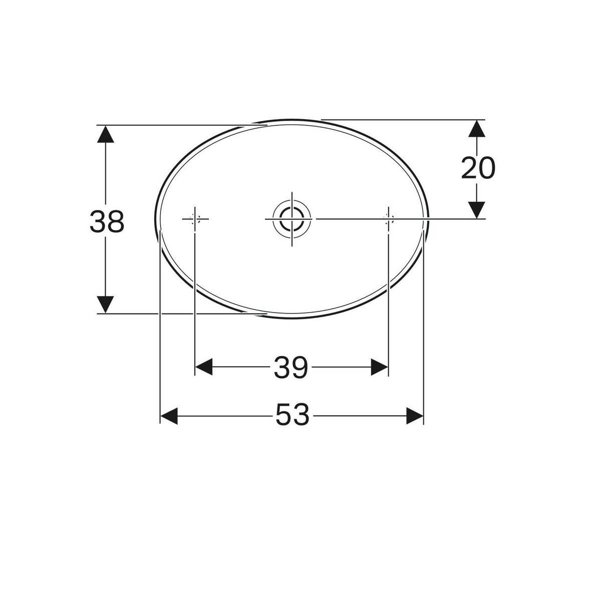 Pesuallas Geberit Variform 500.771.01.2 [5618500] |