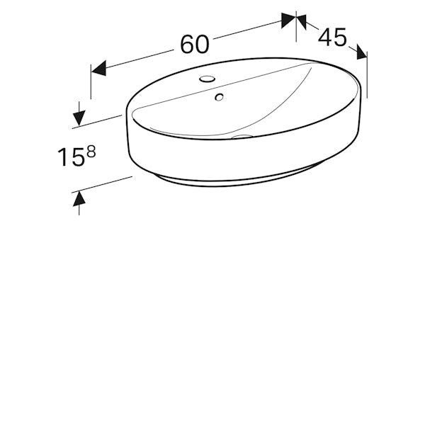 Pesuallas Geberit Variform 500.772.01.2 [5618502]