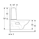 Wc - Istuin, Ido Seinä Säiliöllä 2 - Huuhtelu [5650222] |