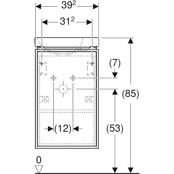 Allaskaappipaketti Ido Sense Art 400X250X687Mm, Valk [6015632] |