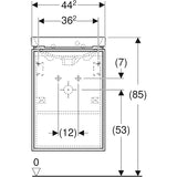 Allaskaappipaketti Ido Sense Art 450X382X687Mm, Laava [6015637] |