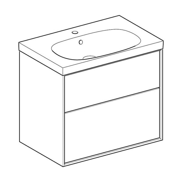 Allaskaappipaketti Ido Sense Art 750X482X682Mm, Tammi [6015645] |