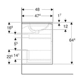 Allaskaappipaketti Ido Sense Art 750X480X644Mm, Valk [6015647] |